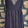 1940's Inspired Cocktail Swing Dress, coffee & Black, size 16 - Image 10