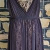 1940's Inspired Cocktail Swing Dress, coffee & Black, size 16 - Image 8
