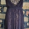1940's Inspired Cocktail Swing Dress, coffee & Black, size 16 - Image 7