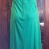 1970's, Caplet & Maxi dress, Lime green jersey, by 'Sliver Star Sydney', size 12 - Image 8