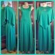 1970's, Caplet & Maxi dress, Lime green jersey, by 'Sliver Star Sydney', size 12