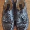 Vintage Leather Brogues, Black, by 'Llyod New York', size 8.5 - Image 2