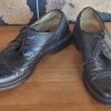 Vintage Leather Brogues, Black, by 'Llyod New York', size 8.5 - Image 3