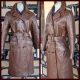 1970's Leather Coat, Tan, made exclusively for 'David Jones', size 12