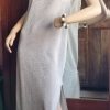 1970's, Silver Lurex Evening Disco Dress, handmade, size 10 - Image 6