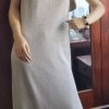 1970's, Silver Lurex Evening Disco Dress, handmade, size 10 - Image 7