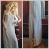 1970's, Silver Lurex Evening Disco Dress, handmade, size 10 - Image 2