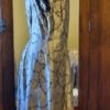1950's Ensemble, Dress and Swing Coat, Coffee, Rayon, by 'Zanko Melbourne', size 12-14 - Image 13