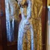 1950's Ensemble, Dress and Swing Coat, Coffee, Rayon, by 'Zanko Melbourne', size 12-14 - Image 17