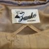 1950's Ensemble, Dress and Swing Coat, Coffee, Rayon, by 'Zanko Melbourne', size 12-14 - Image 18