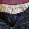 1930's-1940's, Vintage Pinstriped Trousers, Navy, Gaberdine, size 38", with braces & bowtie - Image 10