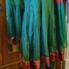 Indian Salwar Kameez, Tunic Dress, pants & Shawl, Made in Fiji, Green/red, silk/nylon/, size 14 - Image 3
