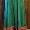 Indian Salwar Kameez, Tunic Dress, pants & Shawl, Made in Fiji, Green/red, silk/nylon/, size 14 - Image 6