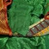 Indian Salwar Kameez, Tunic Dress, pants & Shawl, Made in Fiji, Green/red, silk/nylon/, size 14 - Image 10