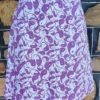 Retro-inspired, Kimono Skirt, by 'Emily of Mulholland on Holiday', lavender, cotton, size XL, 'New' - Image 2