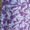 Retro-inspired, Kimono Skirt, by 'Emily of Mulholland on Holiday', lavender, cotton, size XL, 'New' - Image 4