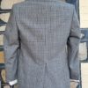 1970's Checked Blazer, Taupe, Polyester by 'Benini', size L - Image 5
