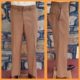 1970's Flared Pants, Copper Brown, 'Koratron' fabric, by 'St.Charles', size 34"