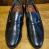 Men's Loafers, Black Leather, by 'Carlo Rossi', 1990's, size 7 - Image 2