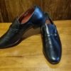 Men's Loafers, Black Leather, by 'Carlo Rossi', 1990's, size 7 - Image 3