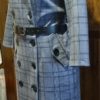 1940's Inspired Pencil dress, Grey checked, by 'Sheen of London', polyester, size M - Image 3