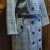 1940's Inspired Pencil dress, Grey checked, by 'Sheen of London', polyester, size M - Image 4