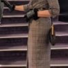 1940's Inspired Pencil dress, Grey checked, by 'Sheen of London', polyester, size M - Image 7