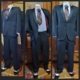 Vintage Men's Tuxedo Suit, black, by 'DJ100, David Jones', wool, size L