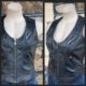 Leather Bike Vest, black by 'Harley Davidson', size S