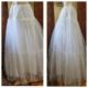 Vintage, Floor Length Petticoat, cotton & tule, white, by 'Grace Elliot', size M