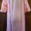 1960's, Vintage Summer Dressing Gown, Apricot, nylon by 'Vanity Fair', size 14 - Image 6