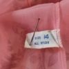 1960's, Vintage Summer Dressing Gown, Apricot, nylon by 'Vanity Fair', size 14 - Image 8