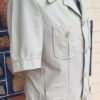 1970's Safari Jacket, Pale Green, by 'Justin', Polyester, size M - Image 3