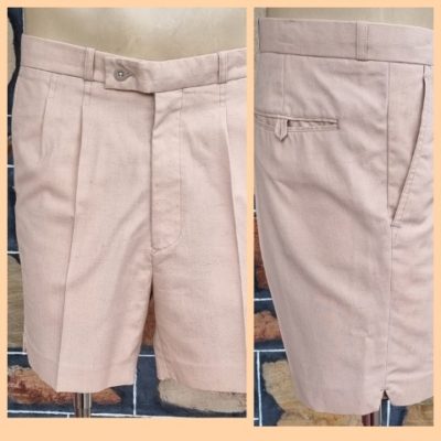 Men's Vintage Shorts, by 'Target', polyester, beige, size 34"