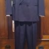 1990's, Double Breasted Suit, Dark Plum, Polyester, by 'Umbardo', Made in Australia, size S - Image 3
