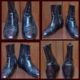 Vintage Men's Chelsea Boot, Maroon, leather, by 'Florsheim Imperial', size 10