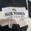1970's, Pant Suit, Black/cream, polyester, by 'Mark Warren', size M - Image 21