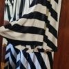 1970's, Pant Suit, Black/cream, polyester, by 'Mark Warren', size M - Image 4