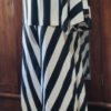 1970's, Pant Suit, Black/cream, polyester, by 'Mark Warren', size M - Image 9