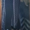Long Line Cardigan, polyester fishnet, & singlet, black, size L, by 'One from the Heart' - Image 4