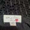 Long Line Cardigan, polyester fishnet, & singlet, black, size L, by 'One from the Heart' - Image 7