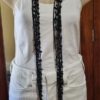 Scarf/belt, Black, Sequined/netting with fringing - Image 2