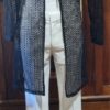 Long Cardigan, fishnet, polyester, by 'Carisma', size S-M - Image 3