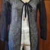 Long Cardigan, fishnet, polyester, by 'Carisma', size S-M - Image 4