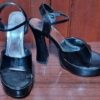 Platform Shoes, Black Patent, by 'Elle', size 8 - Image 3