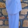 Safari Suit, Sky Blue, Microfiber, by 'King's Fashion Patong', size L - Image 4