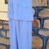 Safari Suit, Sky Blue, Microfiber, by 'King's Fashion Patong', size L - Image 3