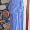 Safari Suit, Sky Blue, Microfiber, by 'King's Fashion Patong', size L - Image 7