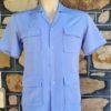 Safari Suit, Sky Blue, Microfiber, by 'King's Fashion Patong', size L - Image 8