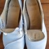 Men's Vintage Brogues, white leather, by 'Niblick', size 9.5 - Image 3
